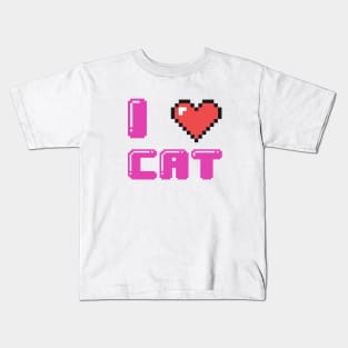 I Love Cat Kids T-Shirt